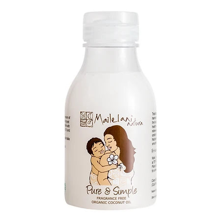 Pure & Simple (Fragrance Free) Organic Coconut Body Oil 300ml